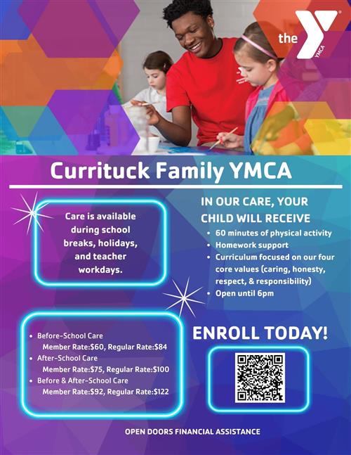 Currituck Family YMCA Child Care Information